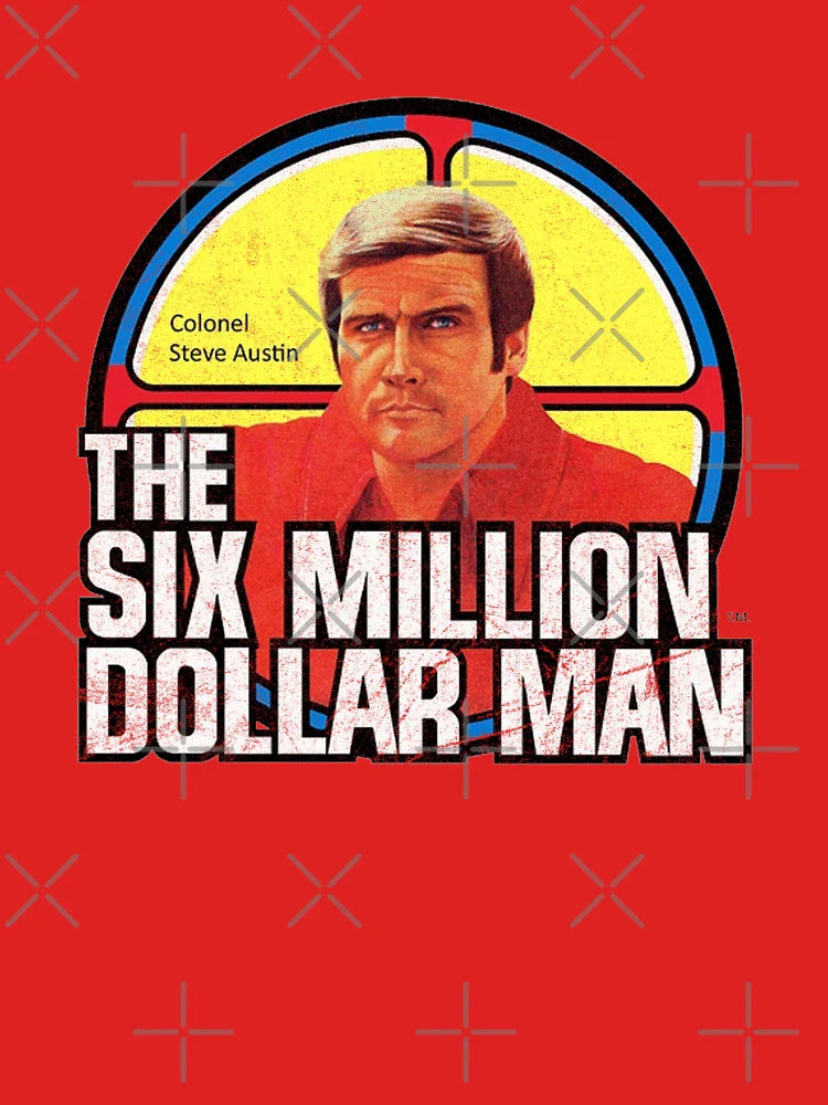 The Six Million Dollar Man Logo Vintage Classic T-Shirt