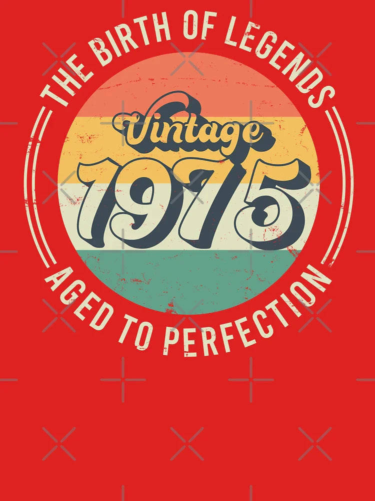 Vintage 1975, 50th Birthday The Birth Of Legends Classic T-Shirt