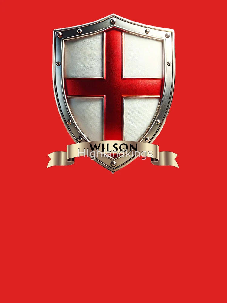 Wilson English Heritage Shield  St Georges Cross with Name Banner Classic T-Shirt