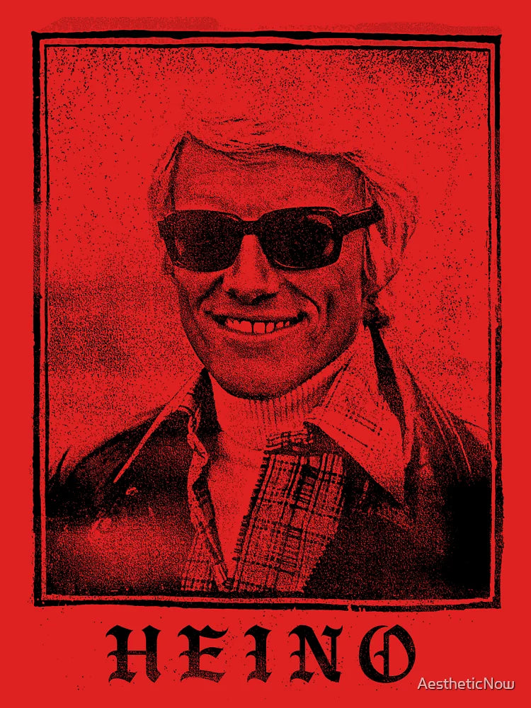 Heino ∆ Vintage Faded Look Fan Design Classic T-Shirt