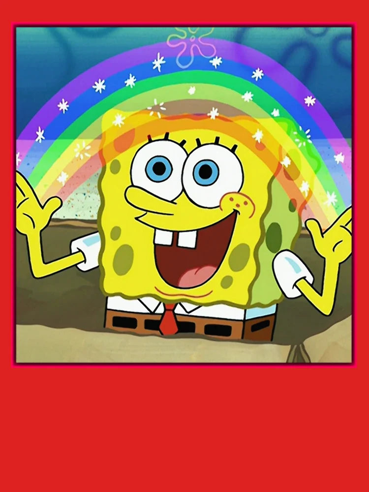 Rainbow Sponge Bob Classic T-Shirt