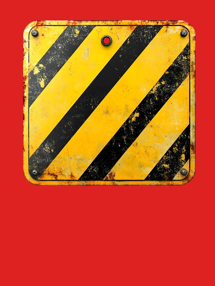 Print0012 - Tag it Your Way - Graffiti Tagger Blank - blank hazard signs, info labels, and industrial-style templates for Street Artists, Taggers, Bomberz • GRAFFITI BLANKS • Tag-Ready | Art-Ready Classic T-Shirt