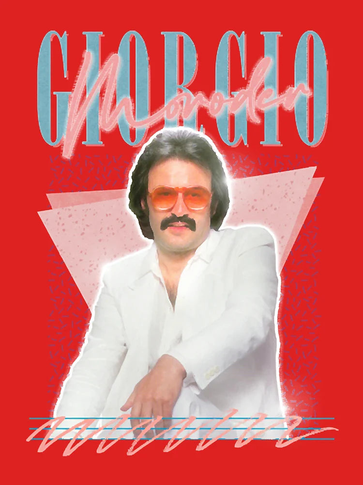Giorgio Moroder -- Retro Style Fan Art Design Classic T-Shirt