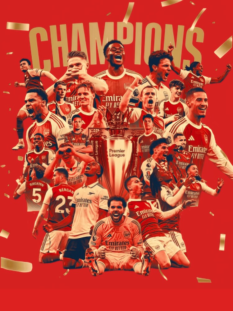 Arsenal Champions 2026 Trophy Celebration Classic T-Shirt by BlitCrankMath