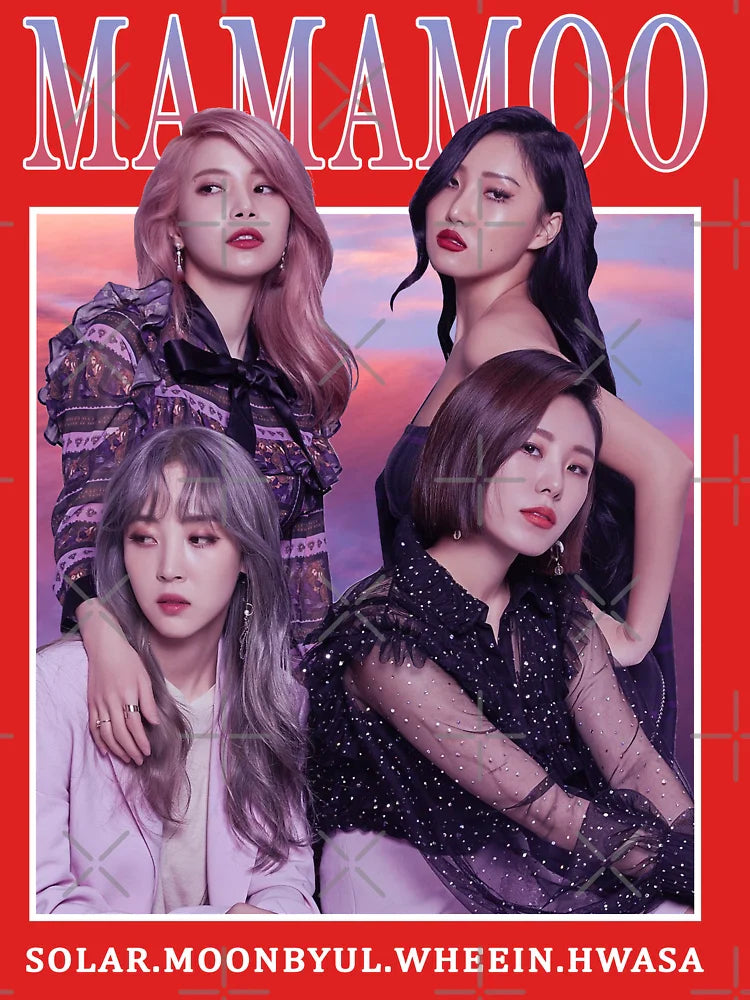 MAMAMOO Members Photoshoot Vintage Retro Band Style 90s  Classic T-Shirt