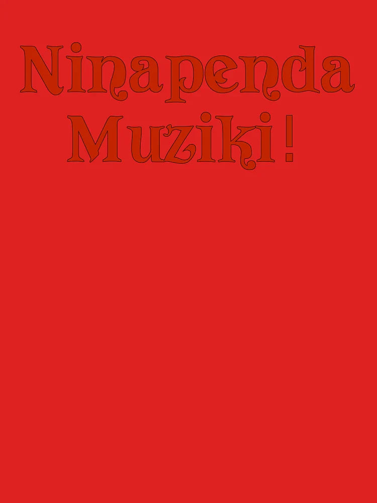 I Love Music in Swahili! Classic T-Shirt