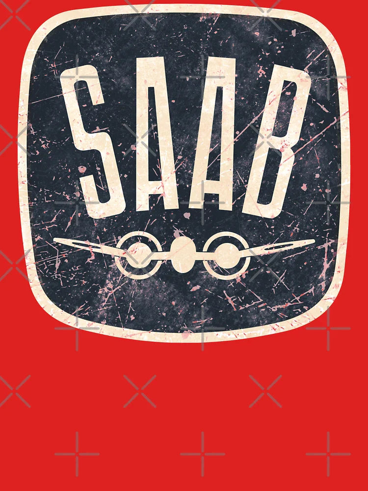 SAAB Car Vintage Retro Logo Classic T-Shirt
