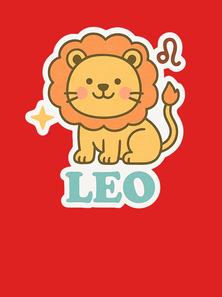 Leo Zodiac Sign Sticker – Dramatic, Confident, and Bold Leo Design Classic T-Shirt