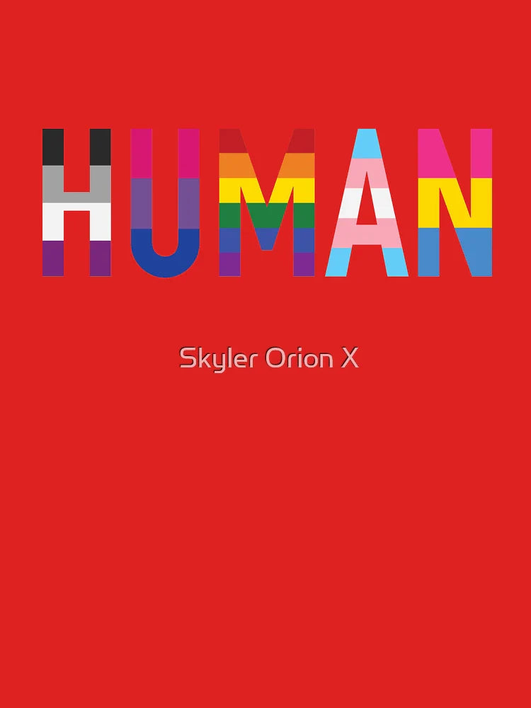 Human, Various Queer Flags 1 Classic T-Shirt