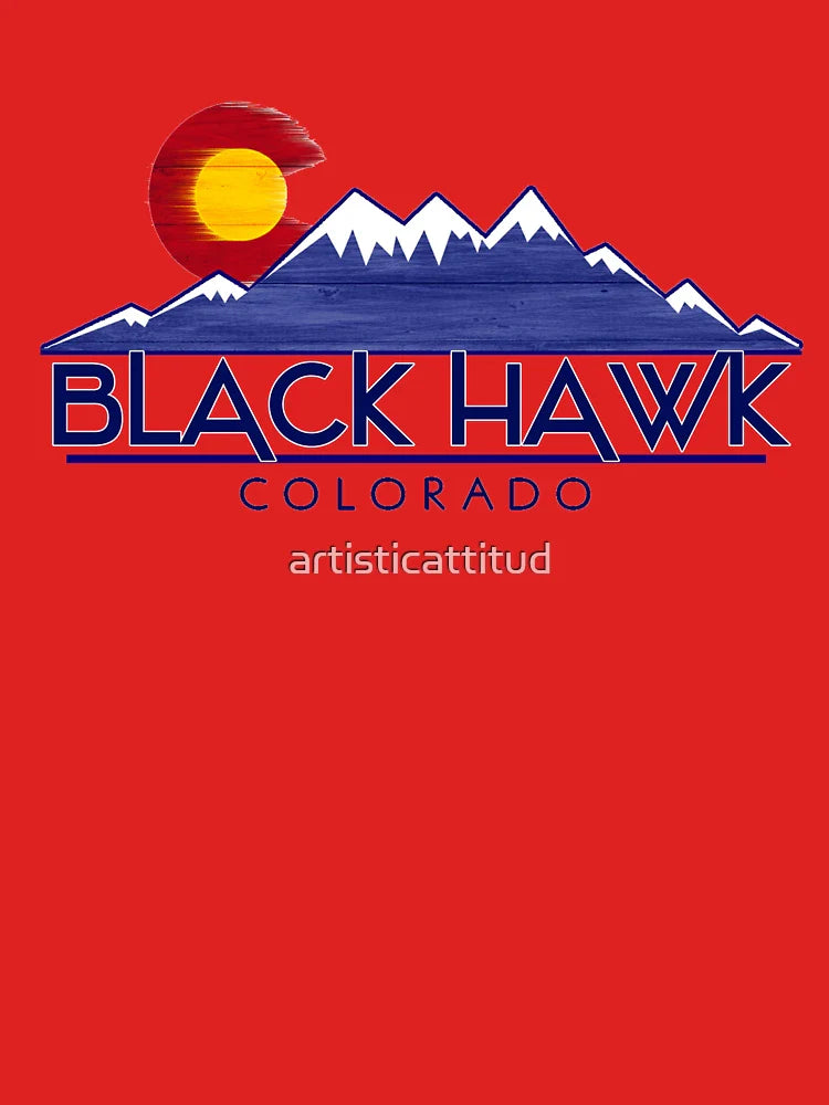 Black Hawk Colorado wood mountains Classic T-Shirt