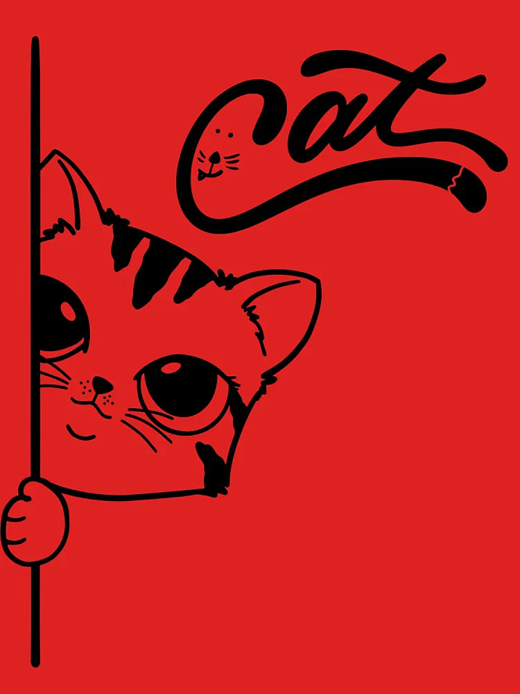 Black Cat Head Art – Cat Face  for Cat Lovers Classic T-Shirt