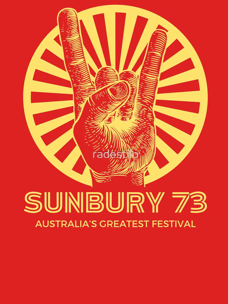 Sunbury '73 Vintage Festival Retro Tee Classic T-Shirt