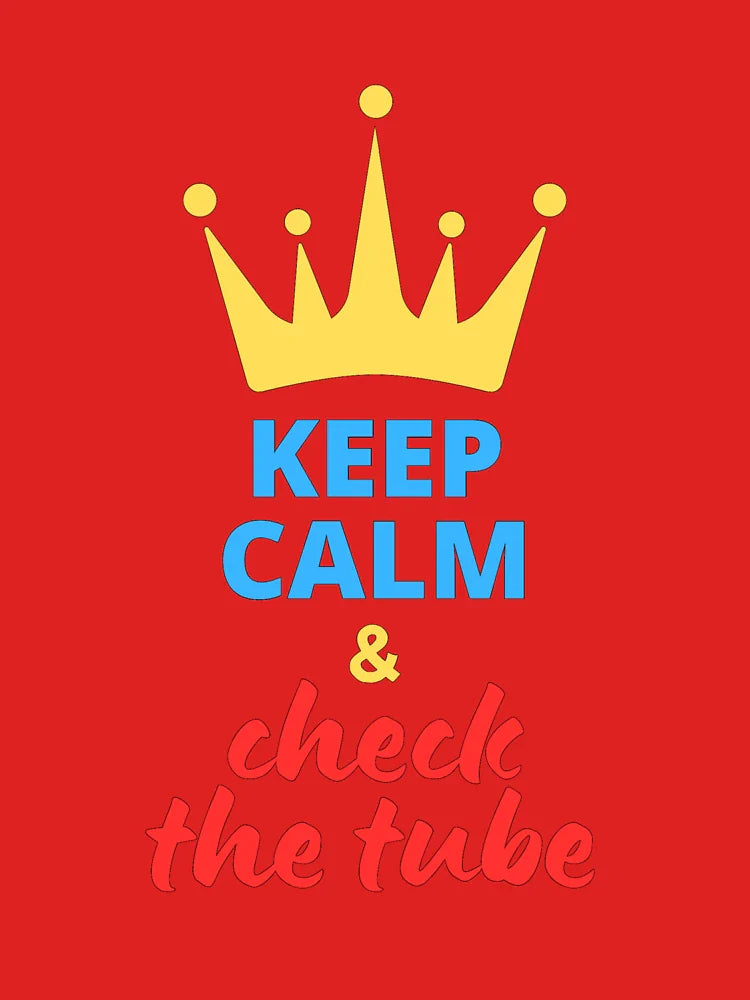 Keep Calm and Check The Tube Classic T-Shirt