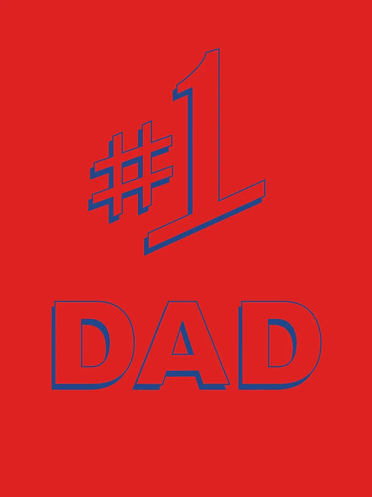 #1 Dad Classic T-Shirt