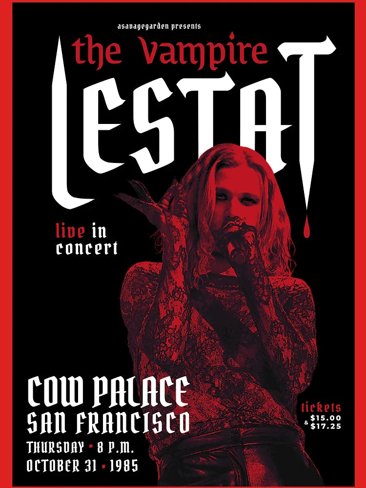 The Vampire Lestat Live In Concert 1985 fan poster Classic T-Shirt