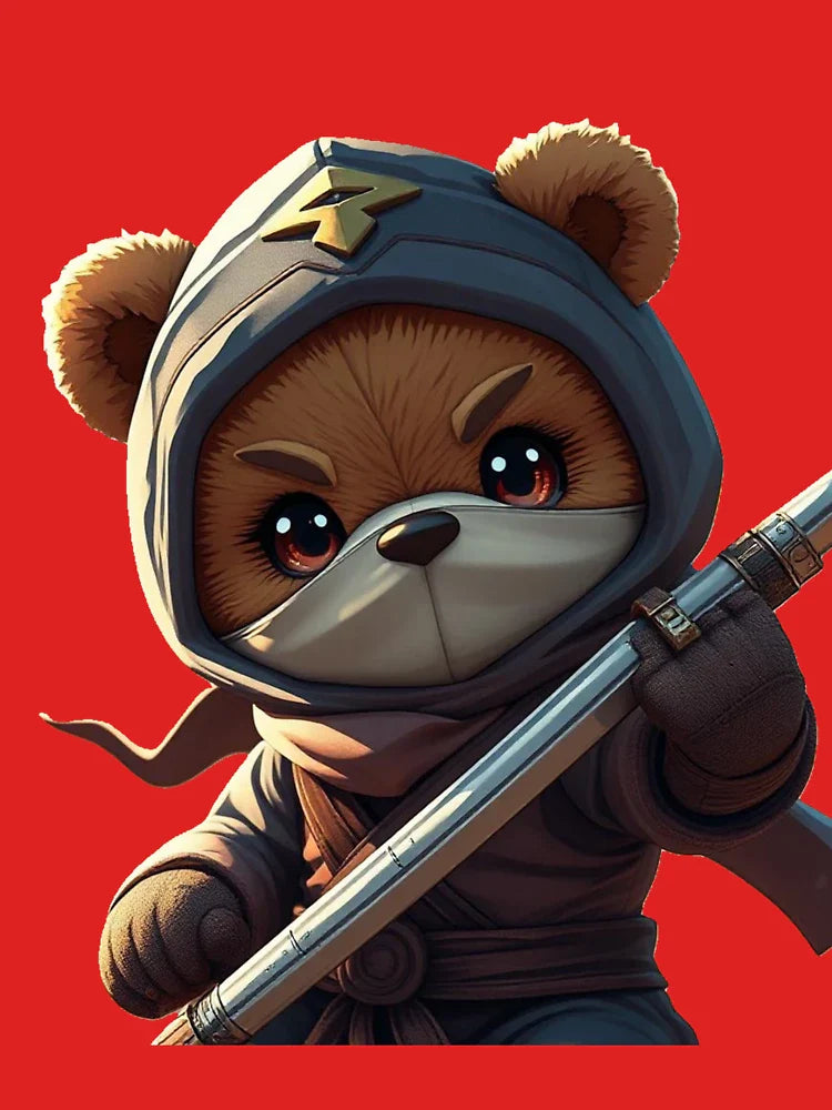 Stealth Mode: Ninja Bear Classic T-Shirt