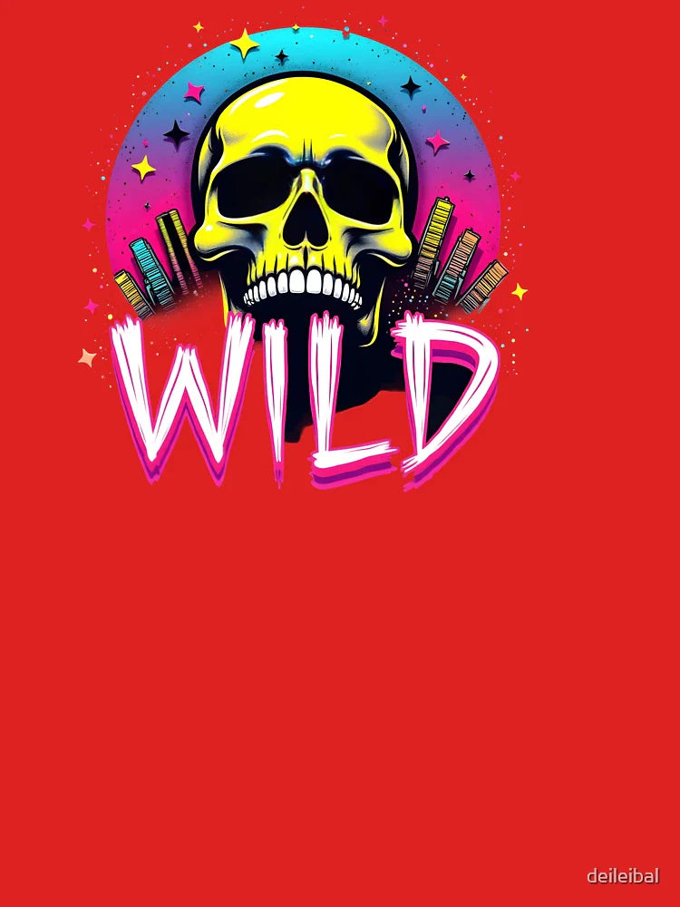 Wilder Neon Skull Classic T-Shirt