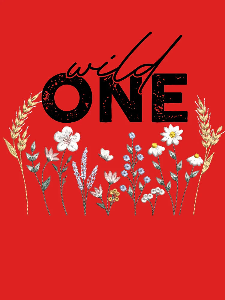 Wild One Birthday Little Wildflower Flower Party Classic T-Shirt