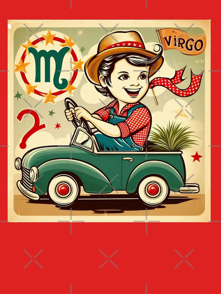 Virgo Vintage – Retro Zodiac Art Classic T-Shirt