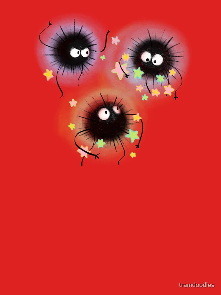 Soot Sprites Collecting Stars Classic T-Shirt