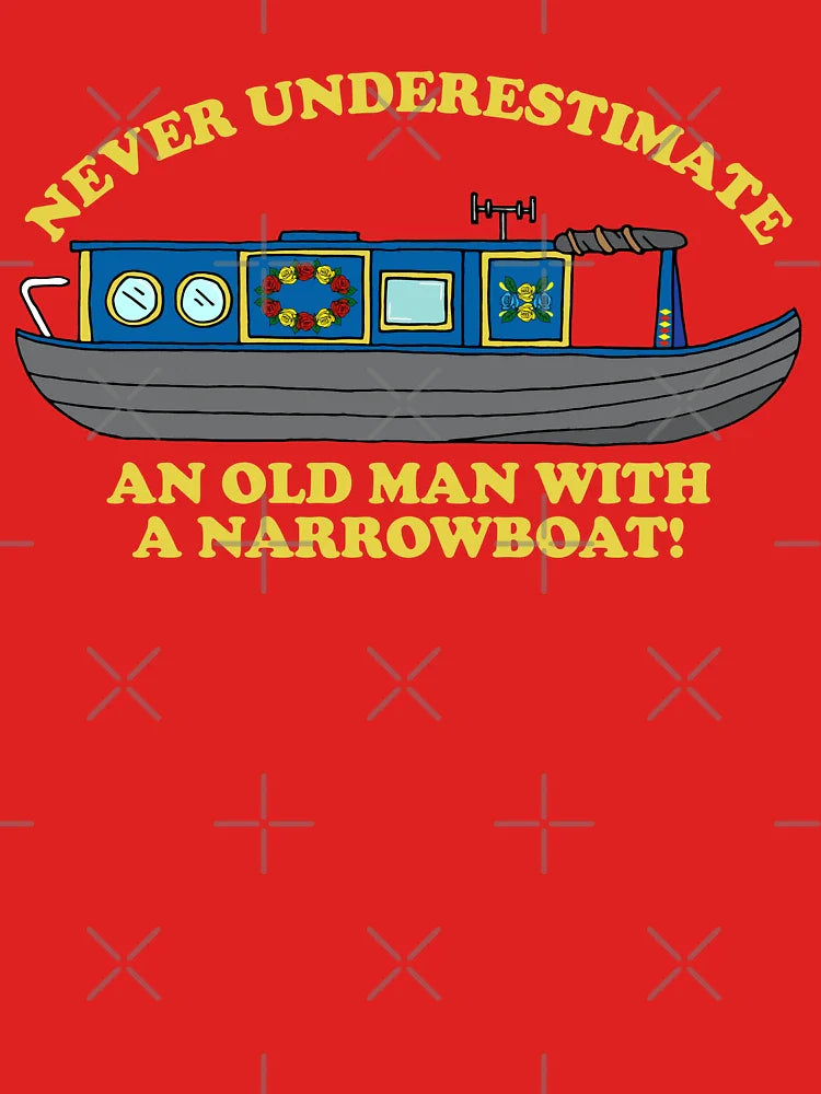 Funny Narrowboat Old Man Quote Classic T-Shirt