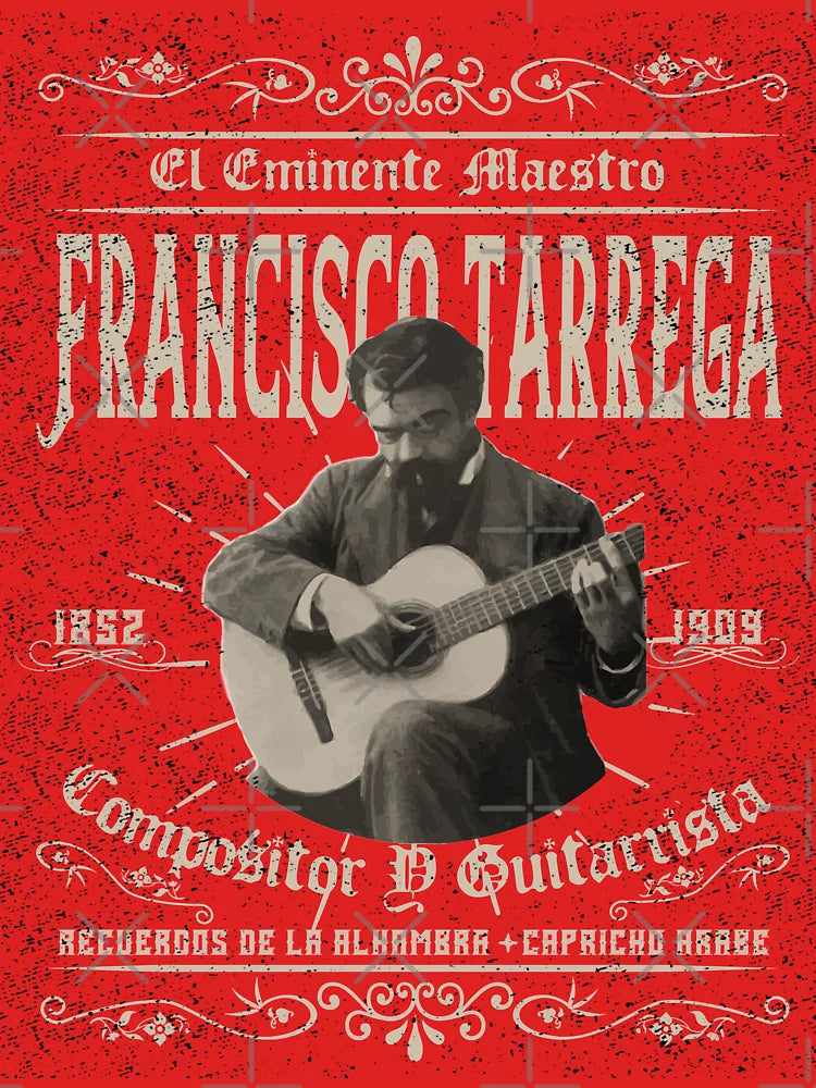 Francisco Tarrega Composer--Guitarist T-Shirt Classic T-Shirt