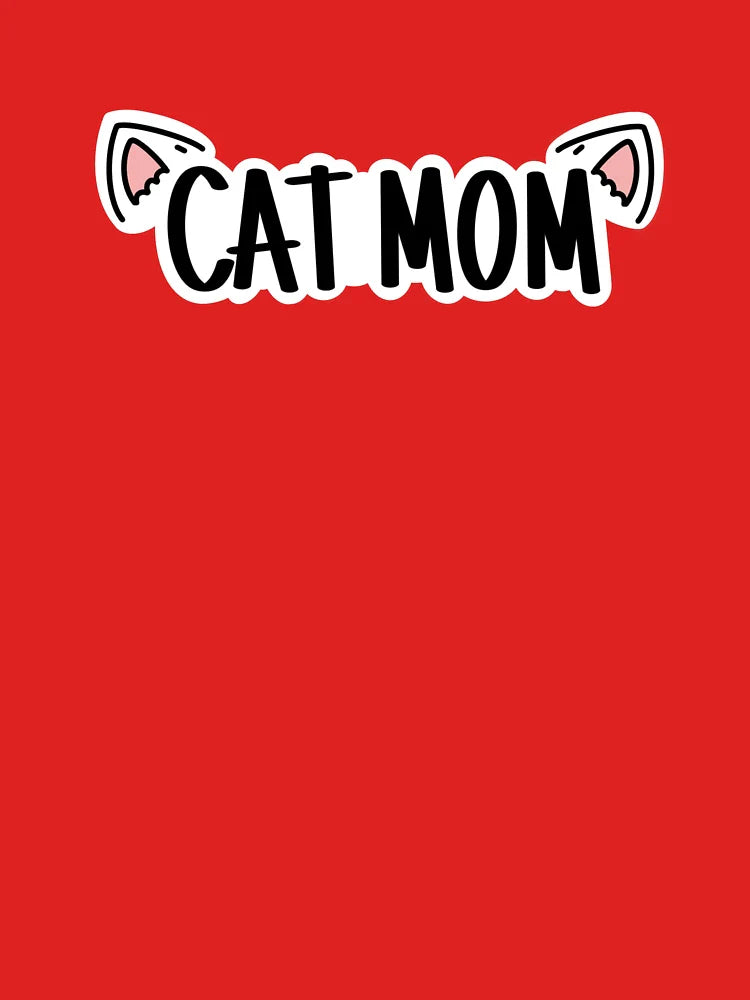 Cat Mom with Ears Classic T-Shirt