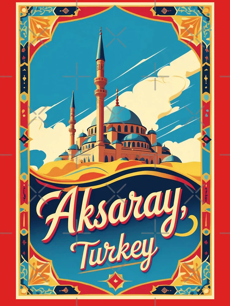 Aksaray Turkey Vintage Travel Tourism Classic T-Shirt