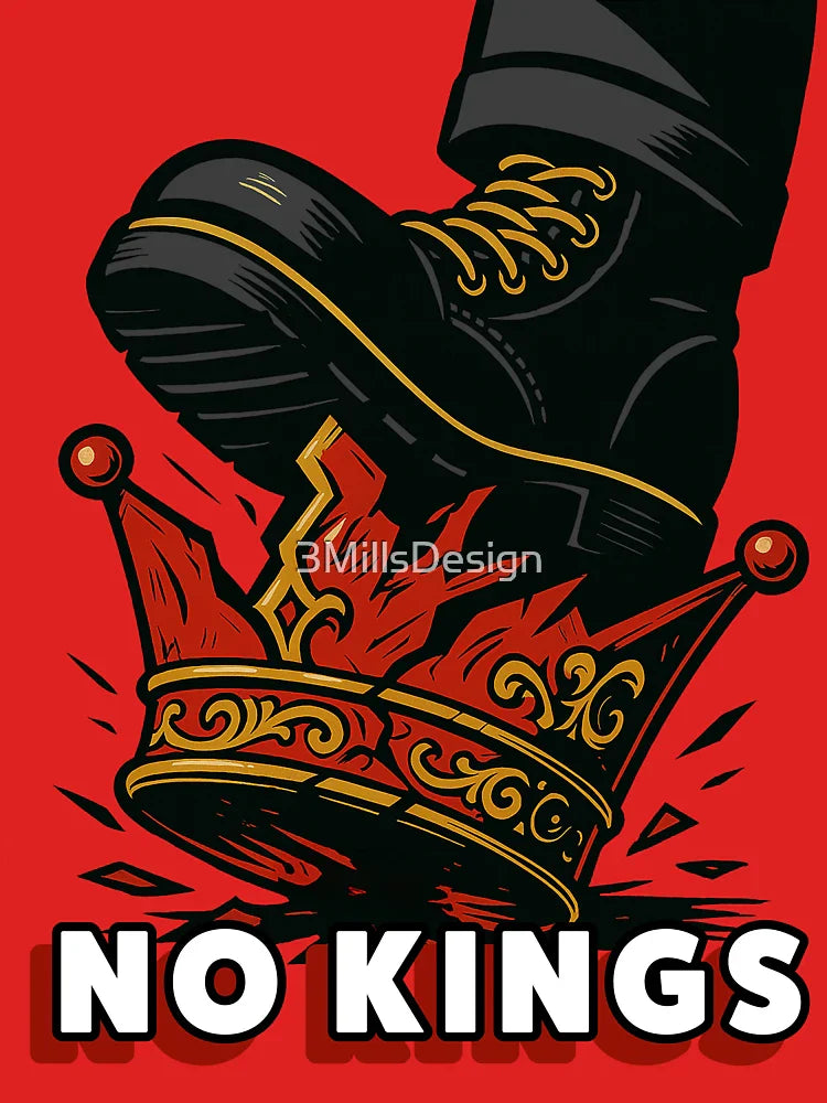 No Kings Protest Design - Stand Against Tyranny Classic T-Shirt