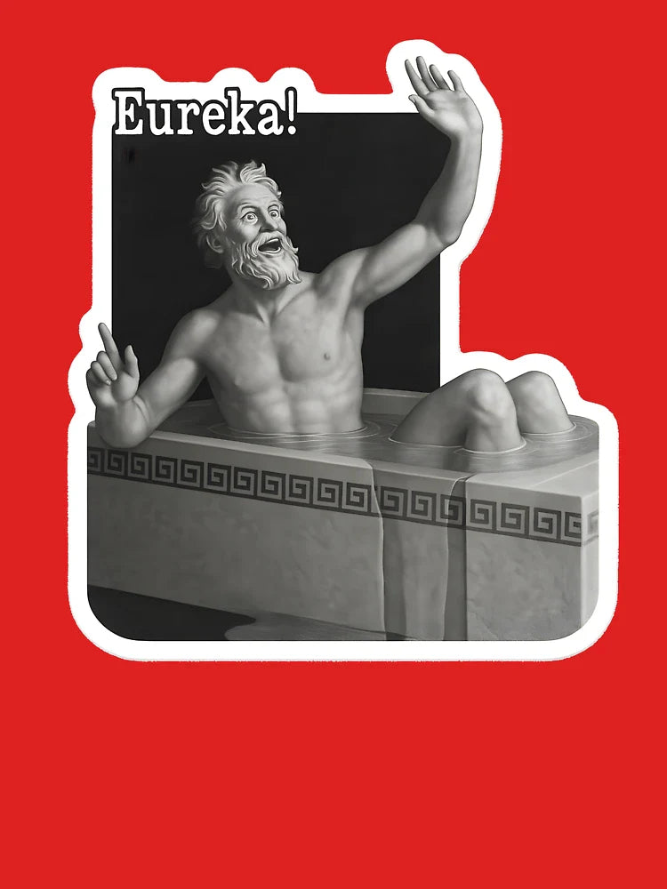 Archimedes’ Eureka Moment – Buoyancy Discovery Classical Art Classic T-Shirt