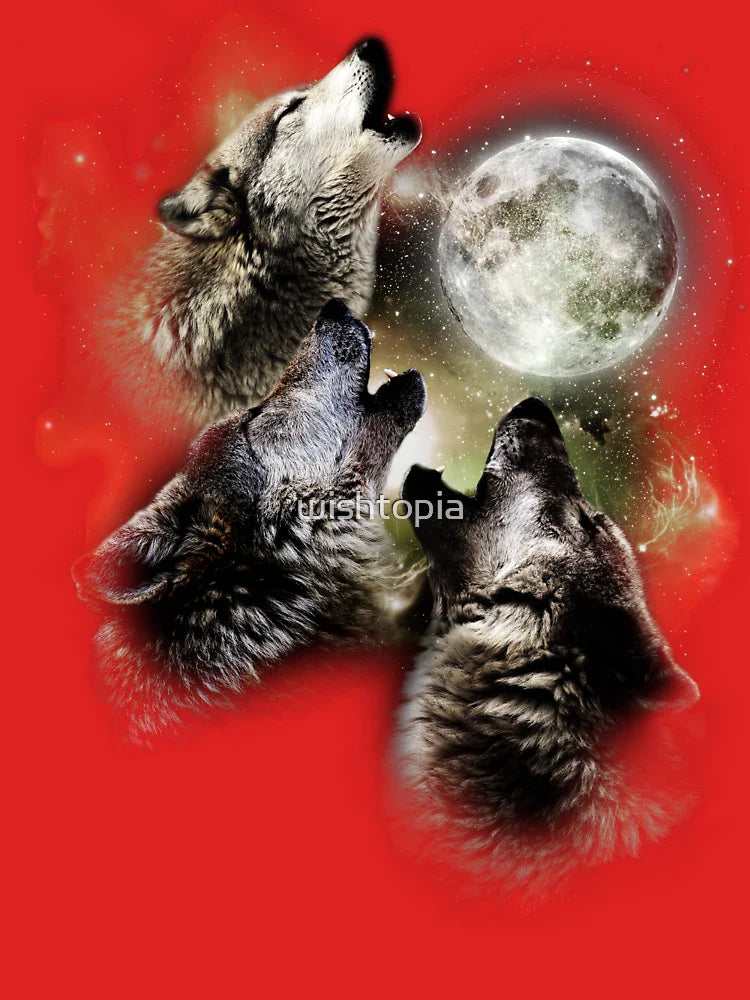 Direwolf Brothers Howling at Full Moon Classic T-Shirt