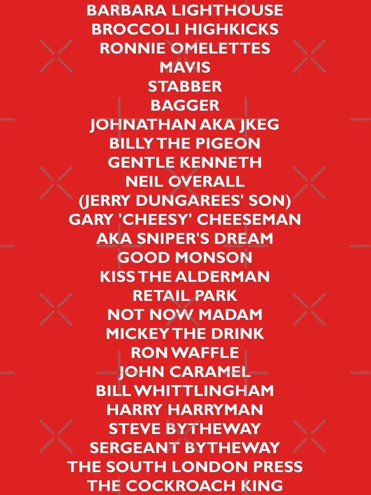 Bob Mortimer's names - White Classic T-Shirt