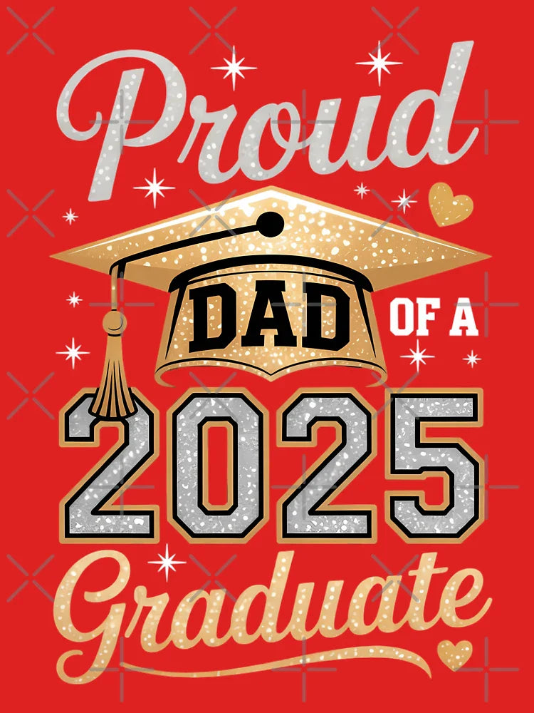 Dad Senior 2025 Proud Dad of a Class of 2025 Graduate Daddy Classic T-Shirt