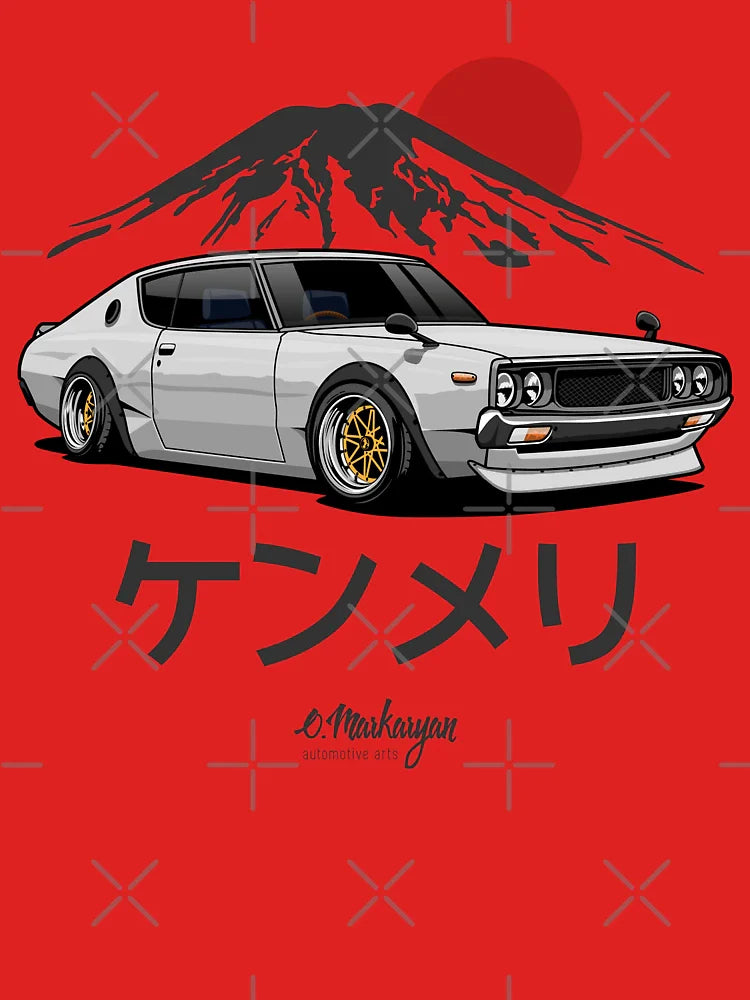 Skyline GTR Kenmeri (white) Classic T-Shirt