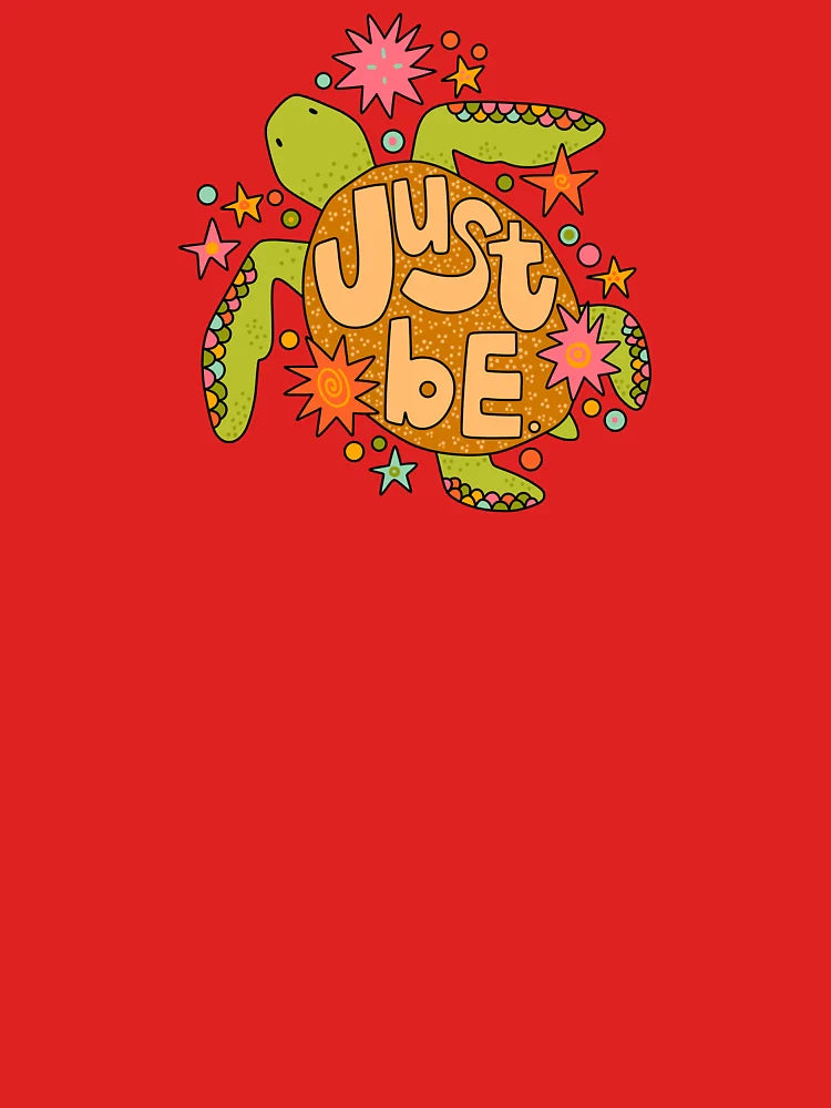 Just Be Abstract Sea Turtle Classic T-Shirt