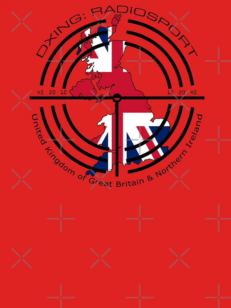 DXing Radiosport United Kingdom Great Britain and Northern Ireland Classic T-Shirt