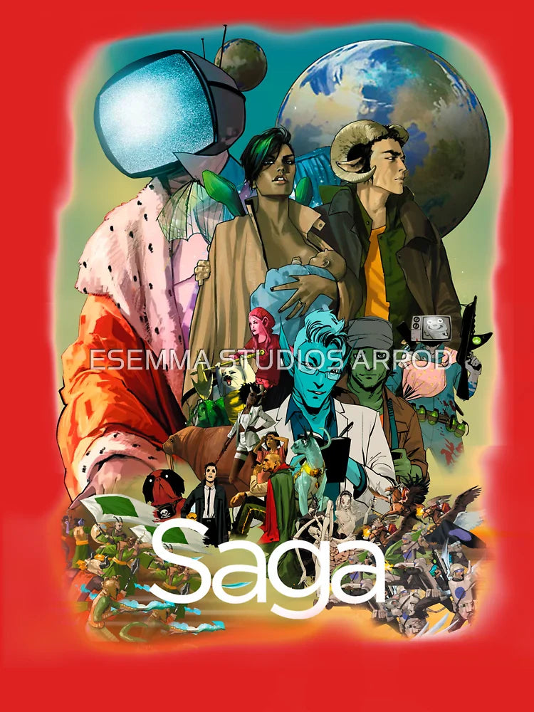 Saga comic Characters geek Classic T-Shirt