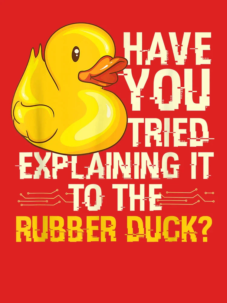 Funny Programmer - Rubber Duck Debugging, Funny Programmer Gift Design Classic T-Shirt