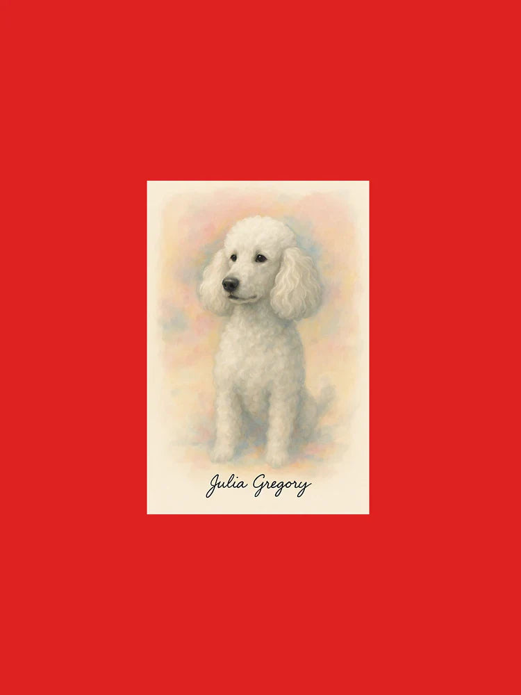 White poodle Classic T-Shirt