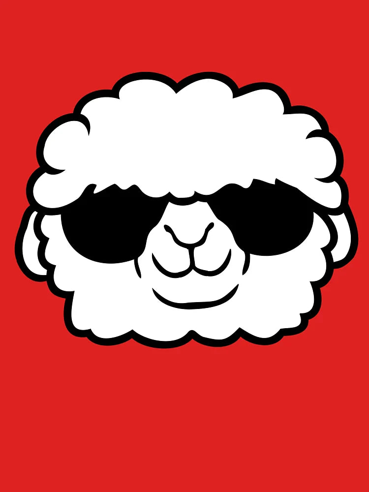 Sheep Sunglasses Cool Party Lamb Cute Head Face Classic T-Shirt