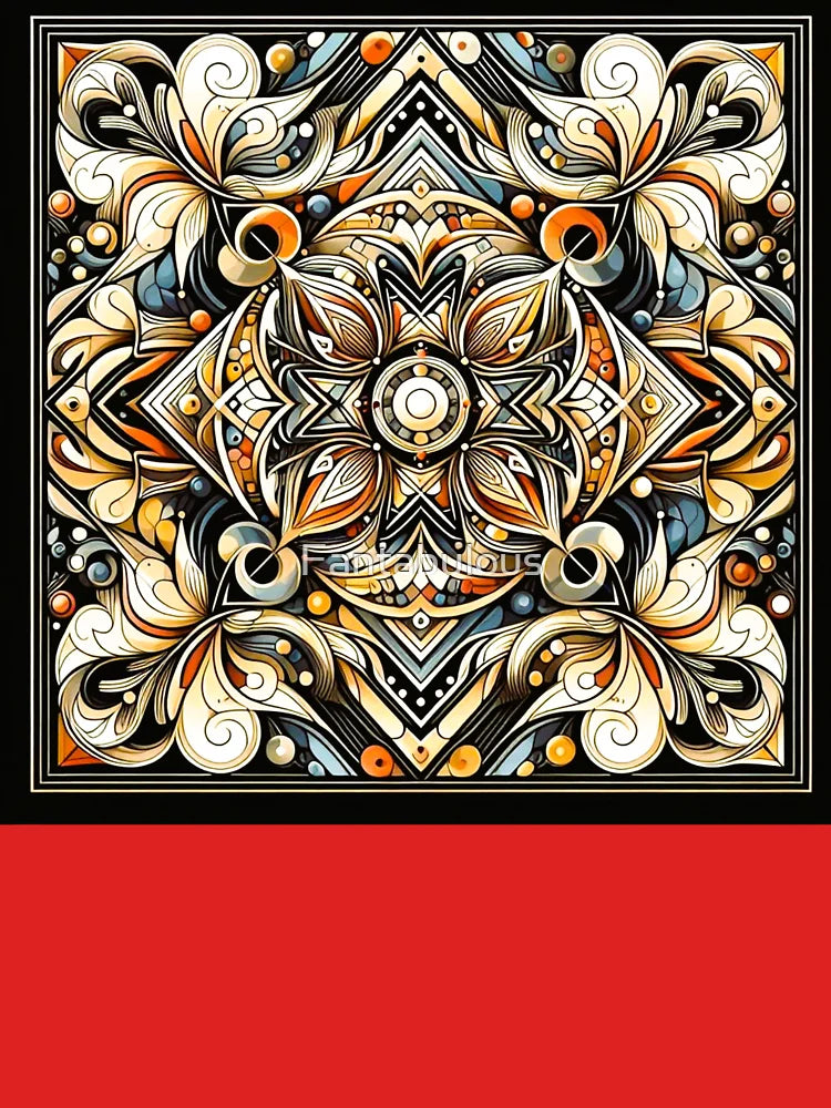 Vintage Mechanical Flower Pattern: Elegant Symmetrical Steampunk Art  Classic T-Shirt