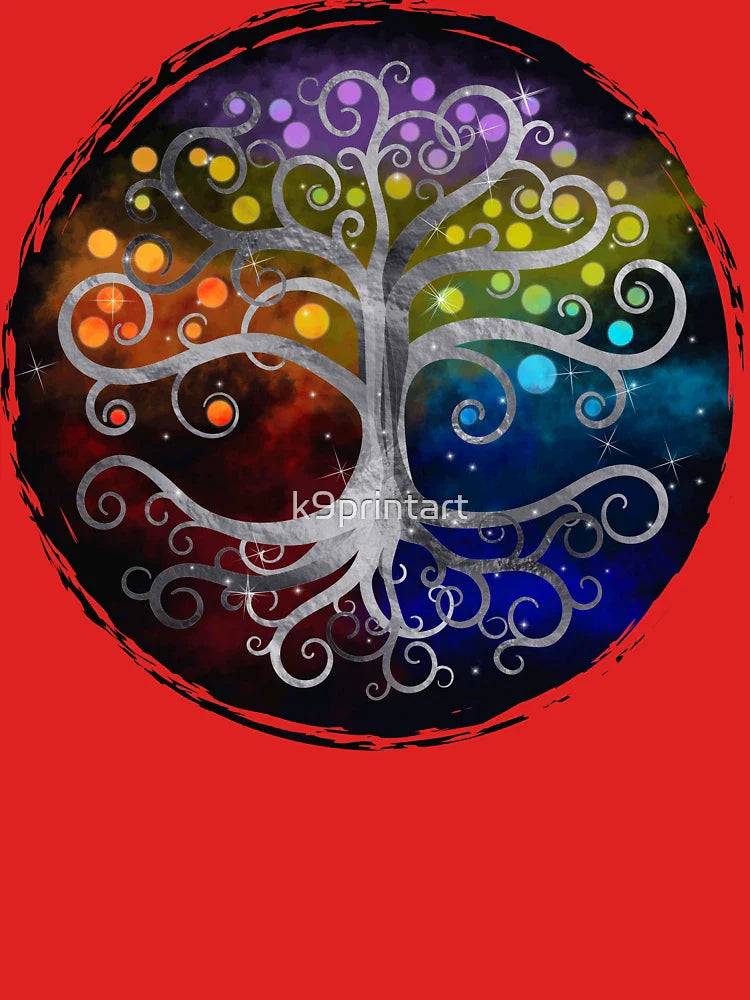 Tree of life Silver Swirl  Classic T-Shirt