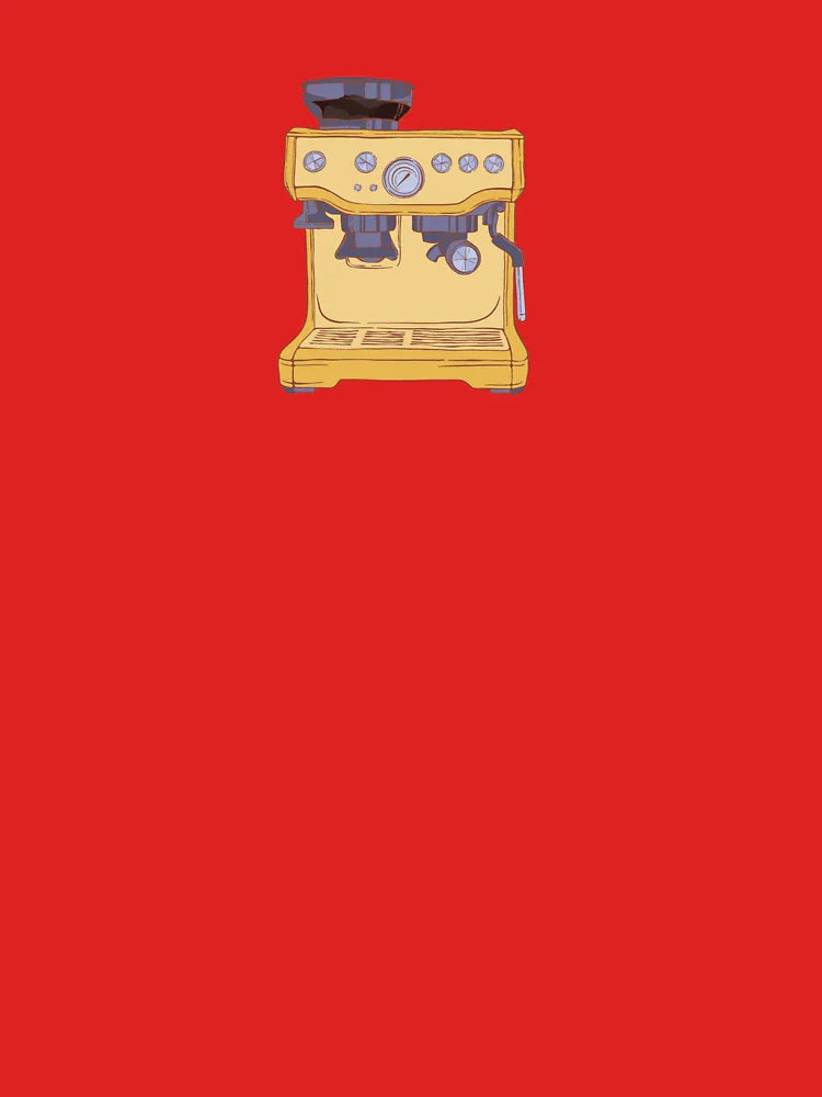 Yellow coffee machine Classic T-Shirt