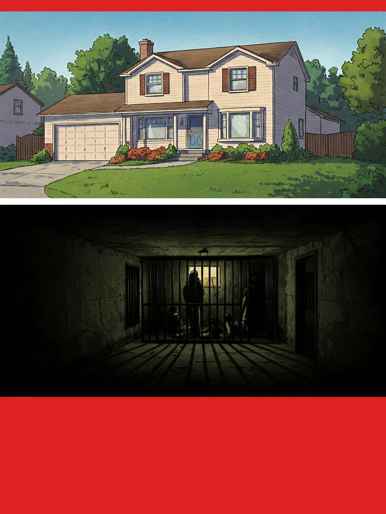Suburban Facade: The Hidden Beneath Classic T-Shirt