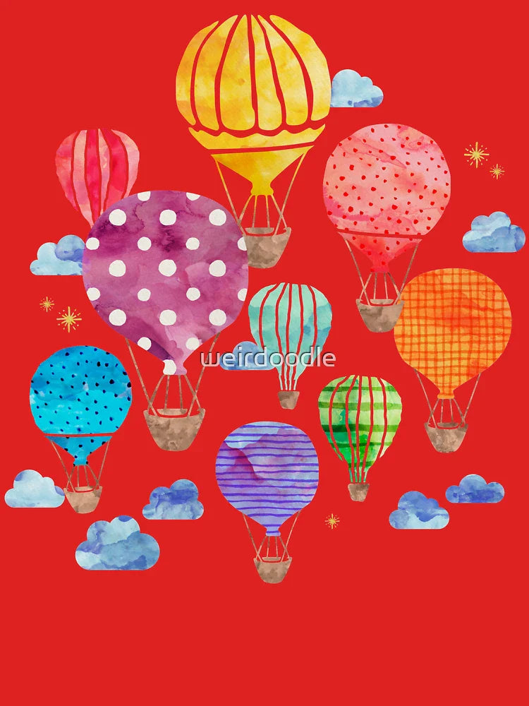 Hot Air Balloon Night Classic T-Shirt