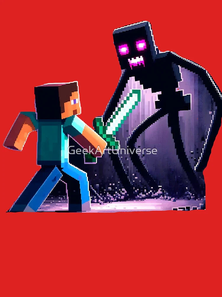 Steve vs Enderman Classic T-Shirt