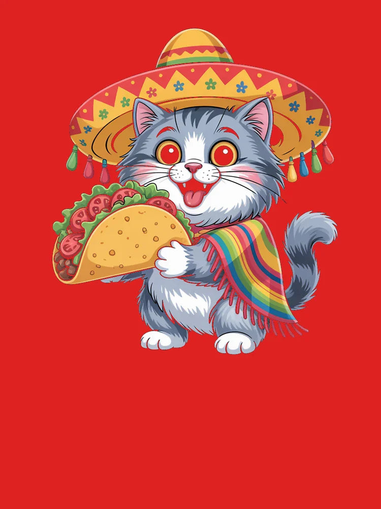 Cat Taco Sombrero Classic T-Shirt