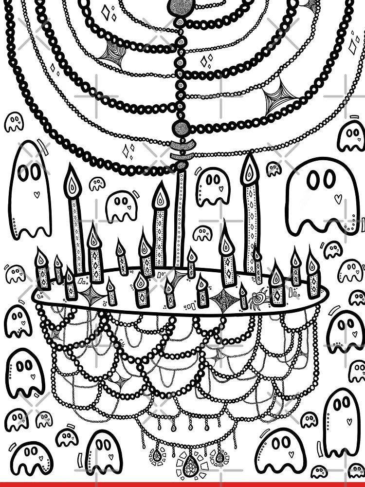 Chandelier Ghost Party Classic T-Shirt