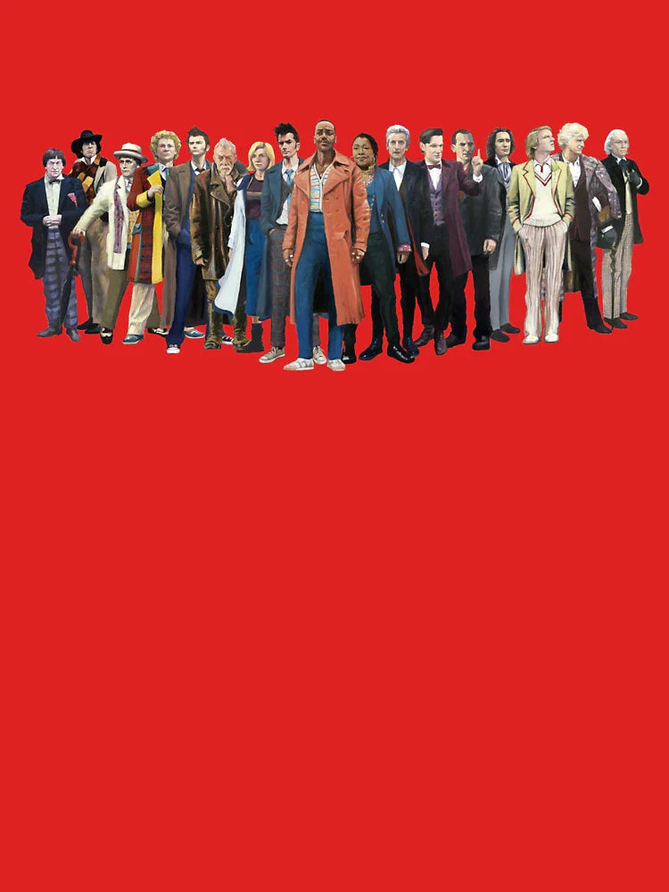 The 17 Dr Whos lineup Classic T-Shirt