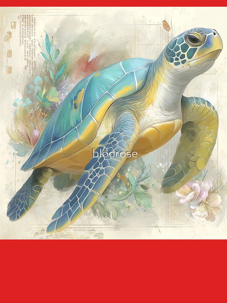 Emerald Tide: A Sea Turtle's Journey Classic T-Shirt